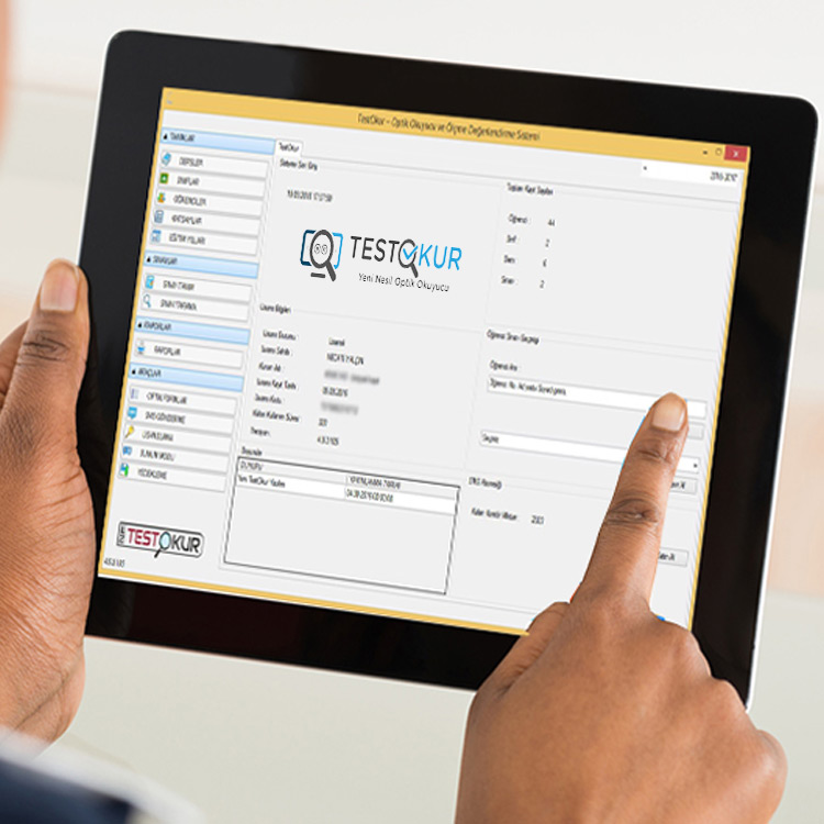 test optik raporlama